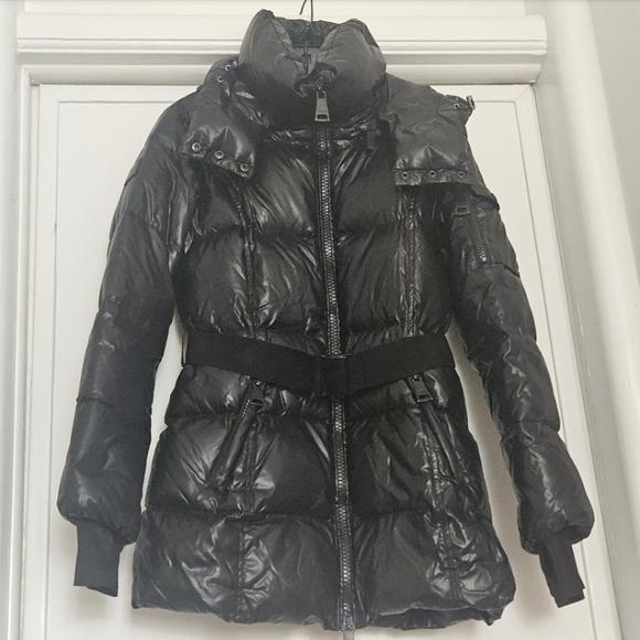 SAM. SOHO BELTED MID LENGTH PUFFER JACKET MEDIUM - Picture 5 of 16